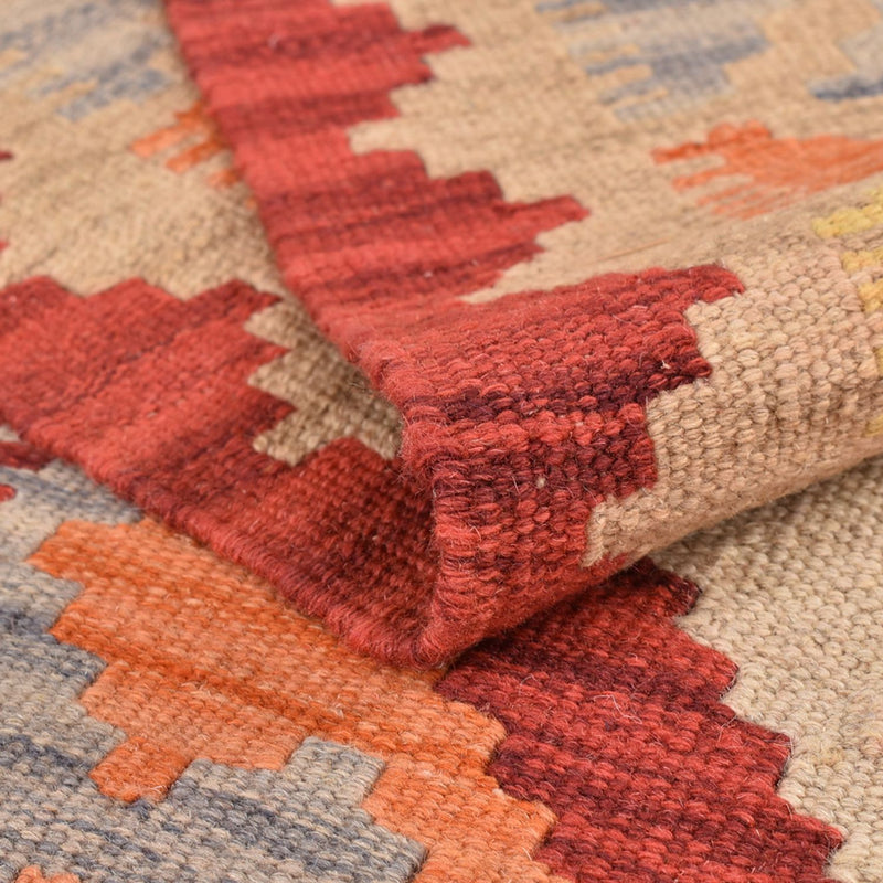 Kelim Carpet - orientalisk matta - 205 x 156 cm - flerfärgad