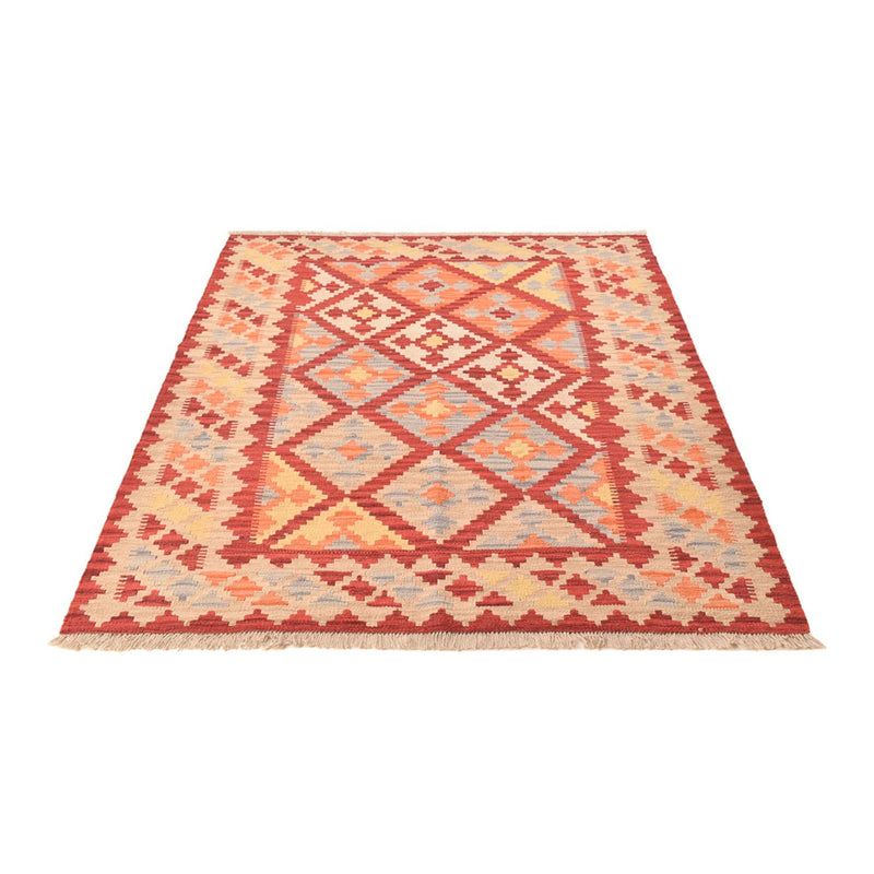 Kelim Carpet - orientalisk matta - 205 x 156 cm - flerfärgad