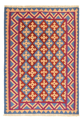 Kelim Carpet - orientalisk matta - 208 x 150 cm - flerfärgad