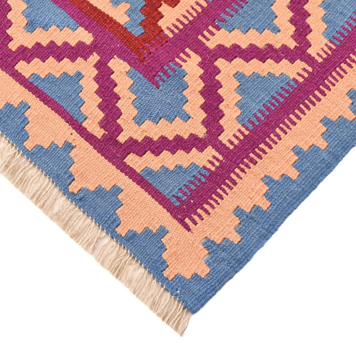 Kelim Carpet - orientalisk matta - 208 x 150 cm - flerfärgad