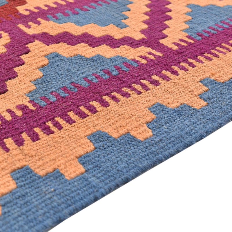 Kelim Carpet - orientalisk matta - 208 x 150 cm - flerfärgad