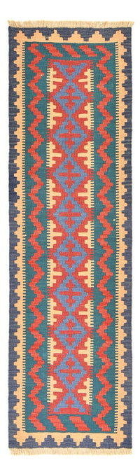 Runner Kelim Carpet - orientalisk matta - 210 x 62 cm - flerfärgad