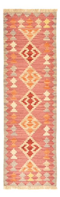 Runner Kelim Carpet - orientalisk matta - 197 x 63 cm - flerfärgad