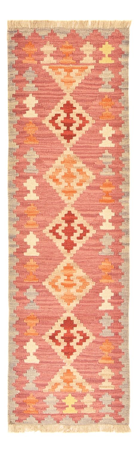 Runner Kelim Carpet - orientalisk matta - 197 x 63 cm - flerfärgad