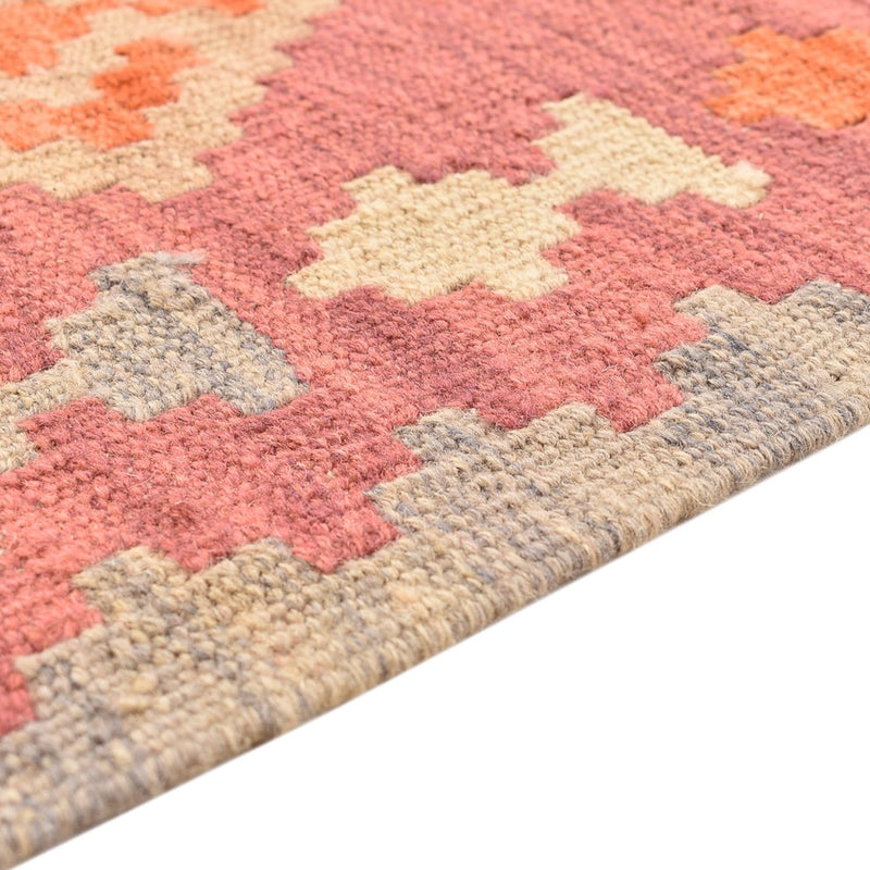 Runner Kelim Carpet - orientalisk matta - 197 x 63 cm - flerfärgad