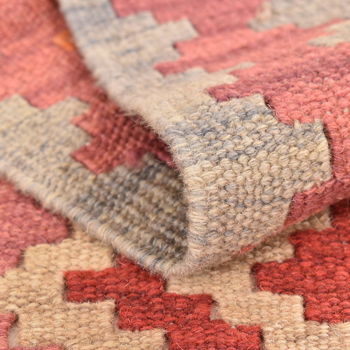 Runner Kelim Carpet - orientalisk matta - 197 x 63 cm - flerfärgad