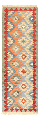 Runner Kelim Carpet - orientalisk matta - 194 x 66 cm - flerfärgad