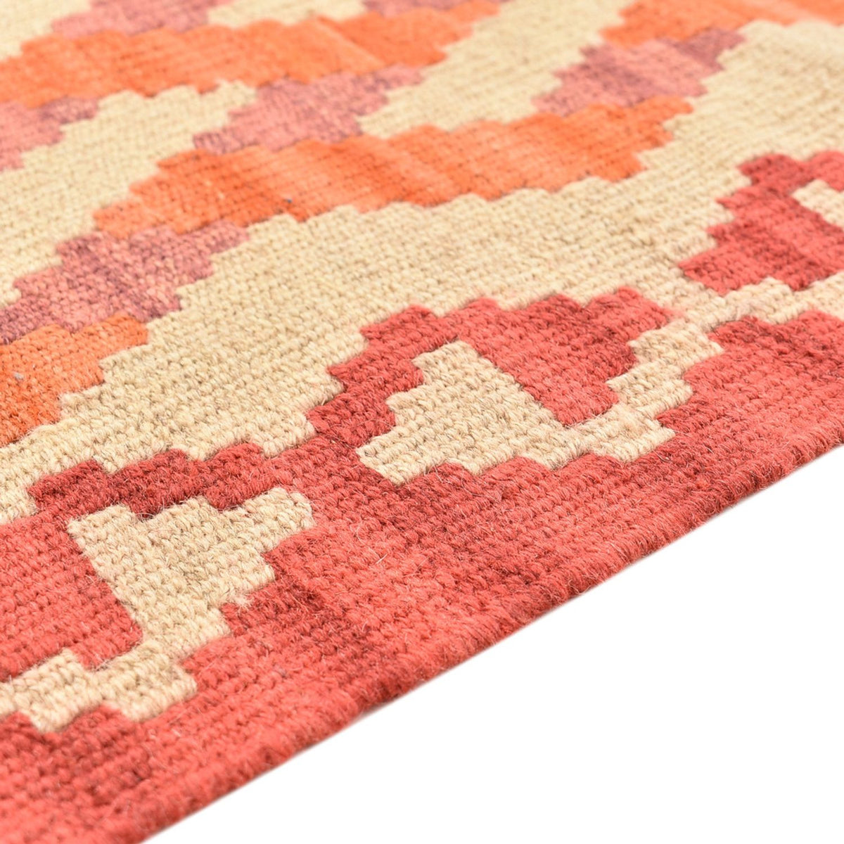 Runner Kelim Carpet - orientalisk matta - 190 x 58 cm - flerfärgad