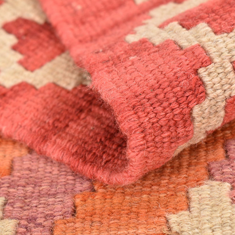 Runner Kelim Carpet - orientalisk matta - 190 x 58 cm - flerfärgad