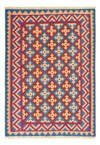 Kelim Carpet - orientalisk matta - 202 x 149 cm - flerfärgad