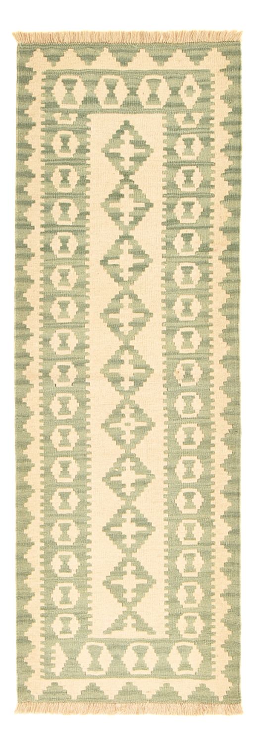 Runner Kelim Carpet - orientalisk matta - 197 x 65 cm - flerfärgad
