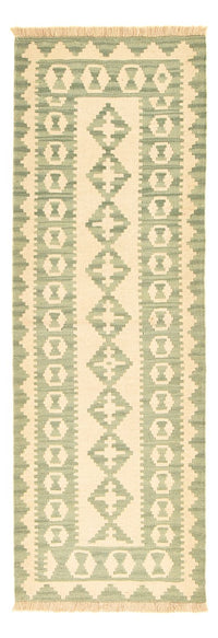 Runner Kelim Carpet - orientalisk matta - 197 x 65 cm - flerfärgad