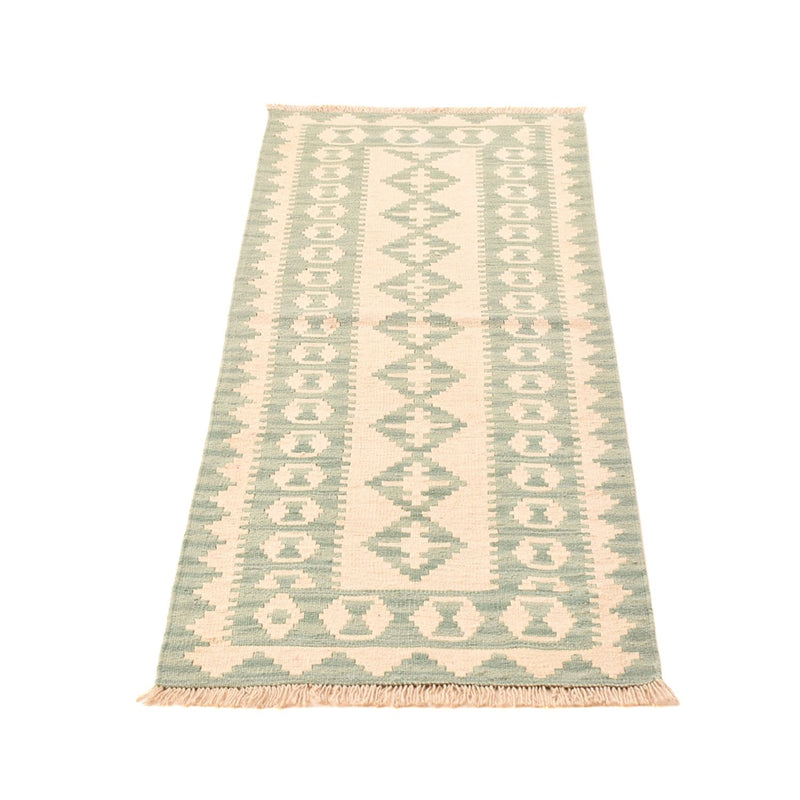 Runner Kelim Carpet - orientalisk matta - 197 x 65 cm - flerfärgad