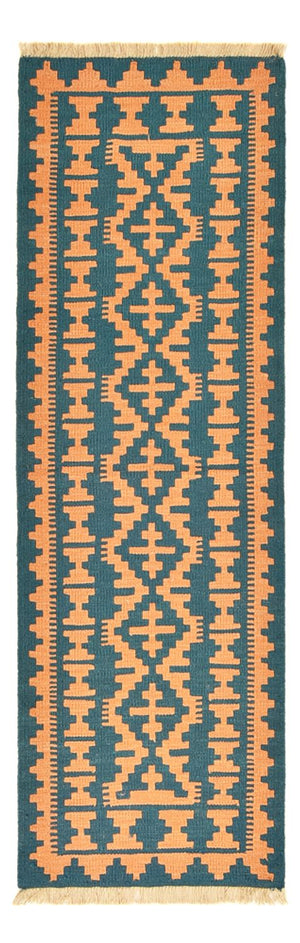 Runner Kelim Carpet - orientalisk matta - 194 x 62 cm - flerfärgad