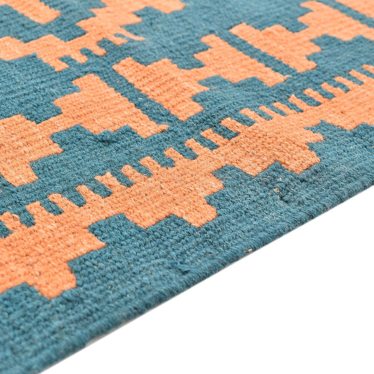 Runner Kelim Carpet - orientalisk matta - 194 x 62 cm - flerfärgad