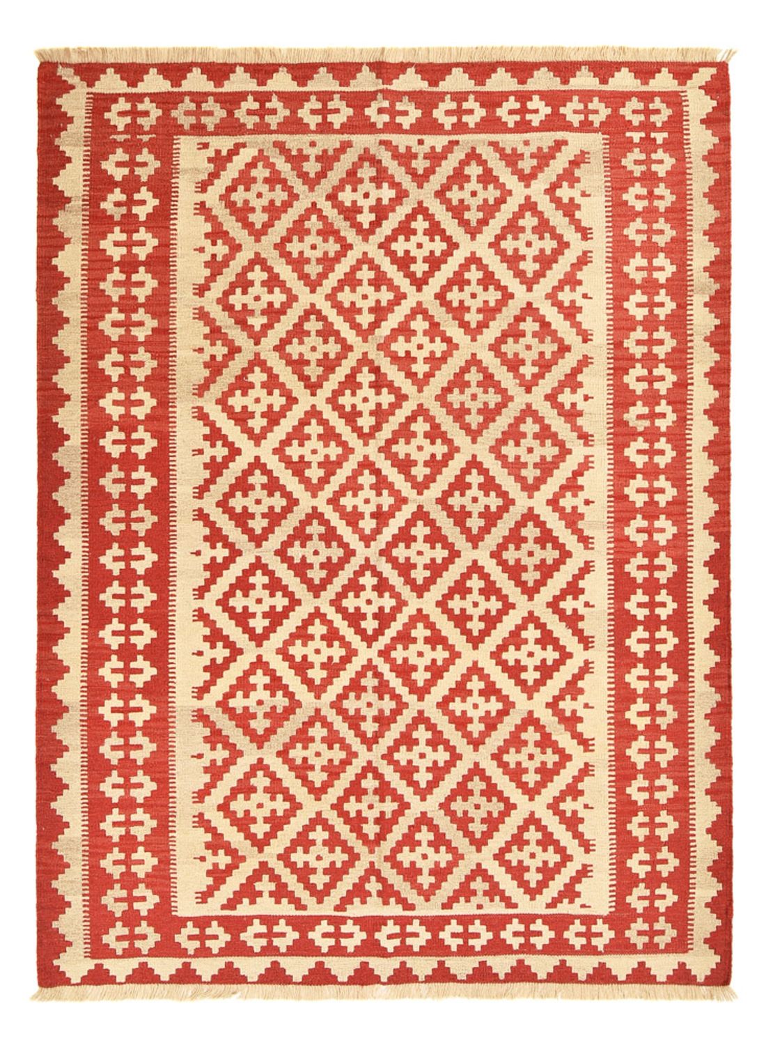 Kelim Carpet - orientalisk matta - 238 x 174 cm - flerfärgad