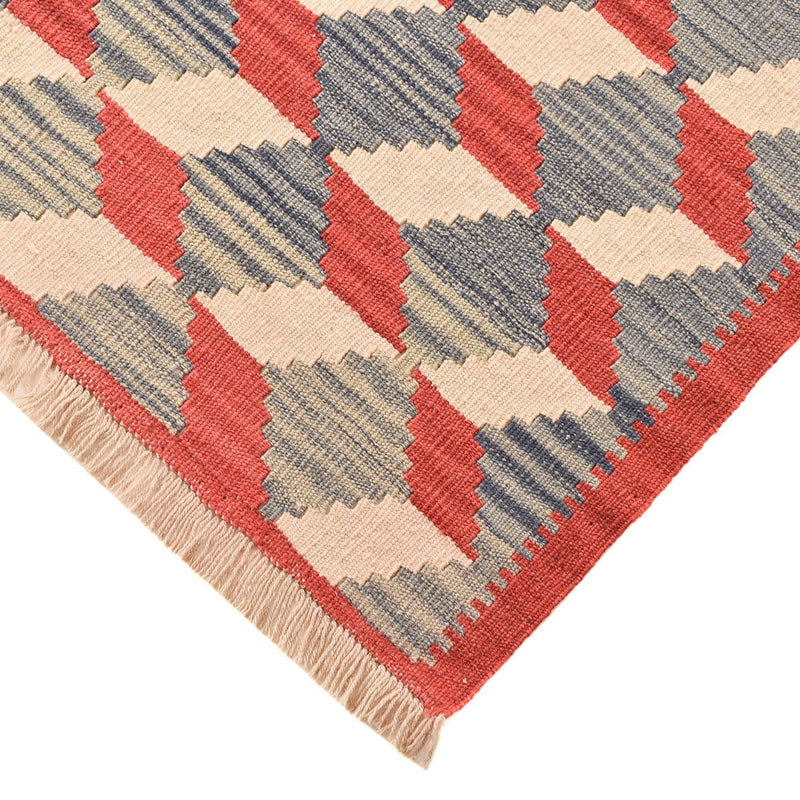 Kelim Carpet - orientalisk matta - 246 x 174 cm - flerfärgad