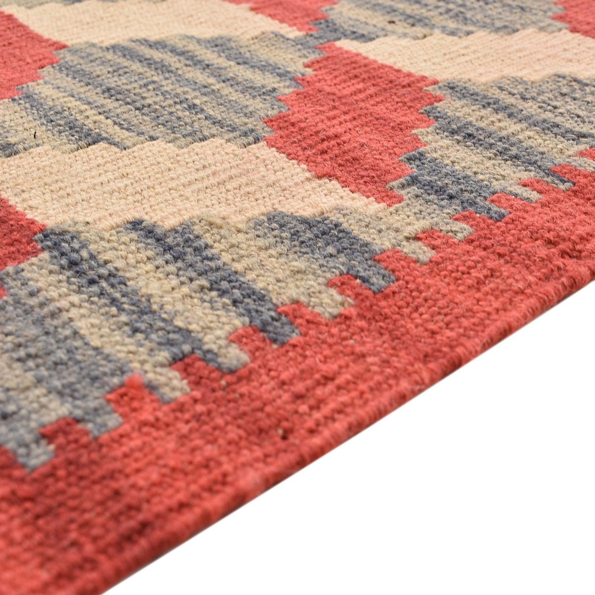 Kelim Carpet - orientalisk matta - 246 x 174 cm - flerfärgad