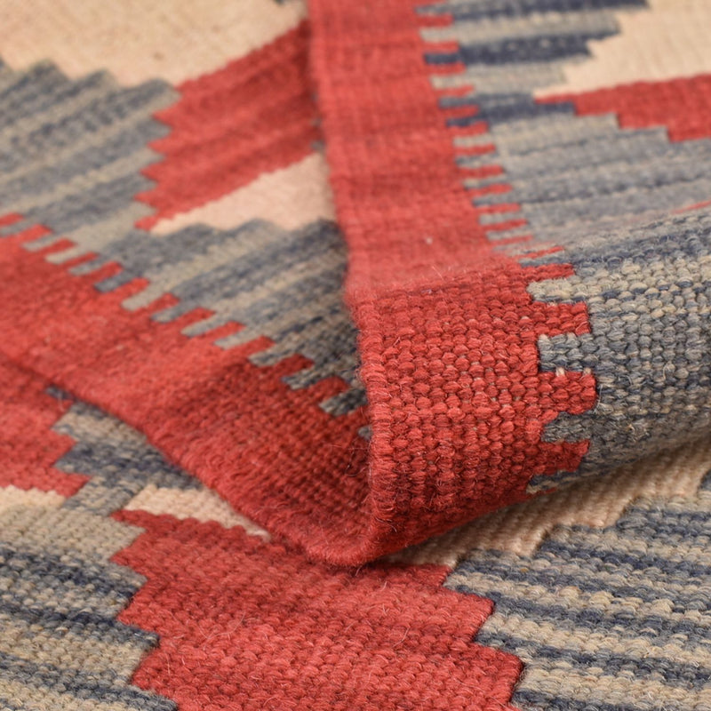 Kelim Carpet - orientalisk matta - 246 x 174 cm - flerfärgad