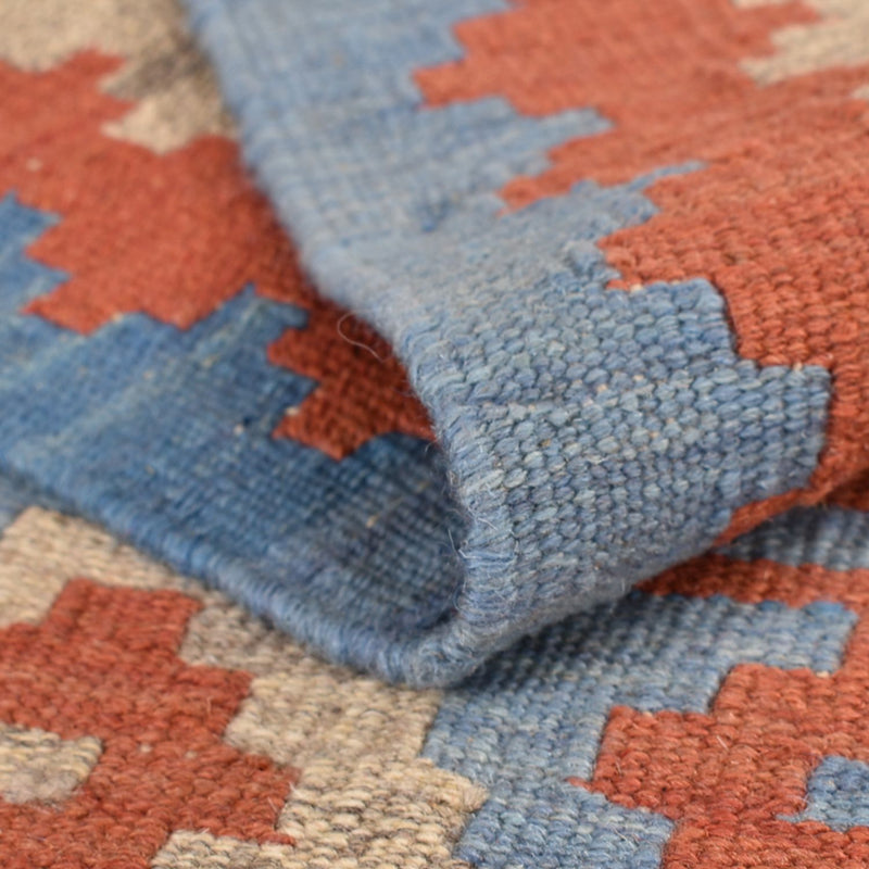 Kelim Carpet - orientalisk matta - 243 x 181 cm - flerfärgad