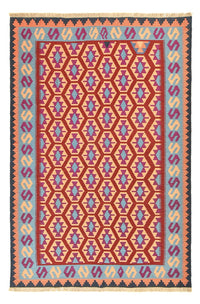 Kelim Carpet - orientalisk matta - 244 x 166 cm - flerfärgad