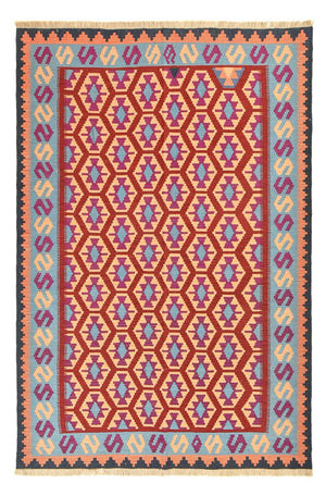 Kelim Carpet - orientalisk matta - 244 x 166 cm - flerfärgad