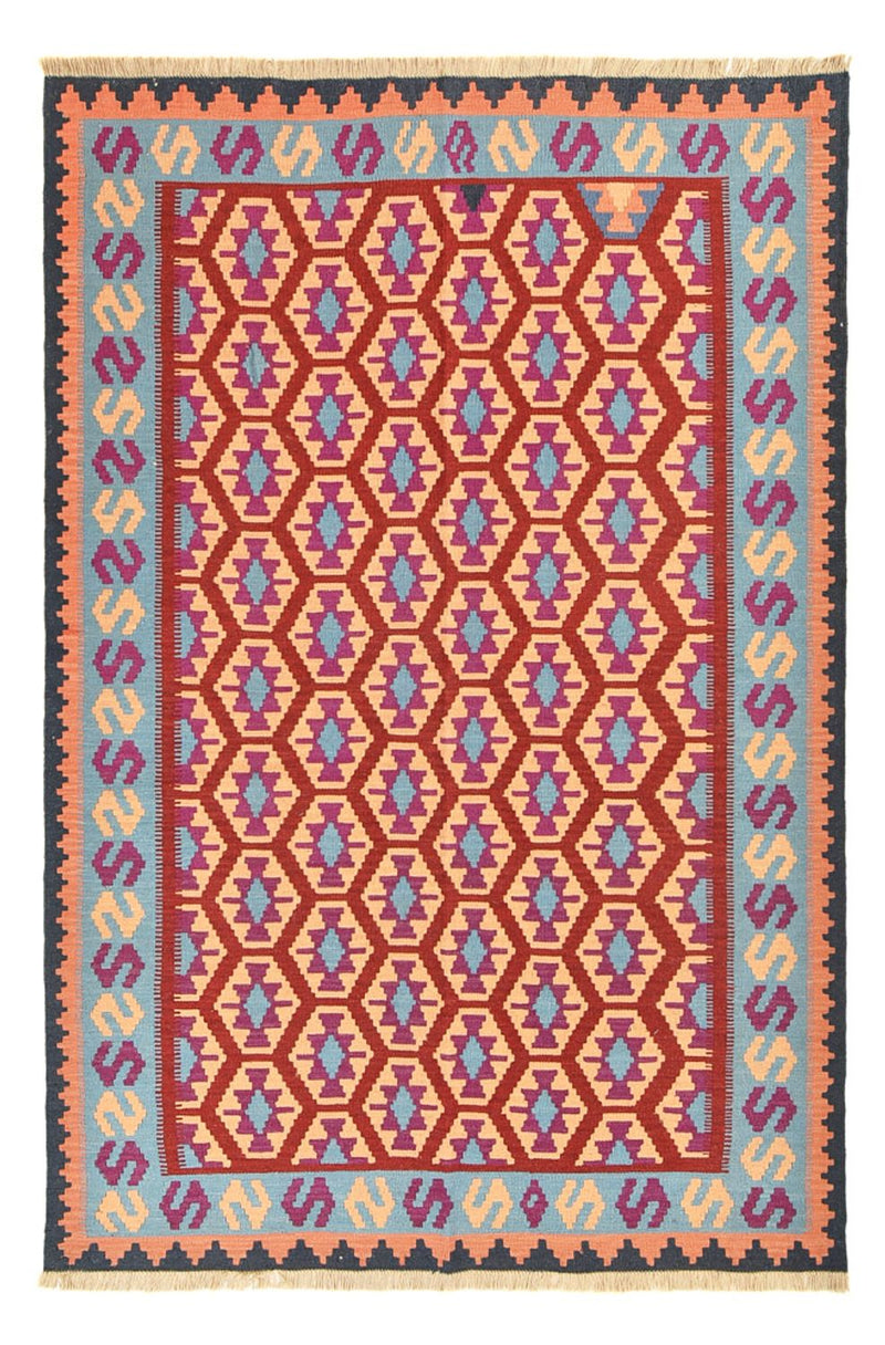 Kelim Carpet - orientalisk matta - 244 x 166 cm - flerfärgad