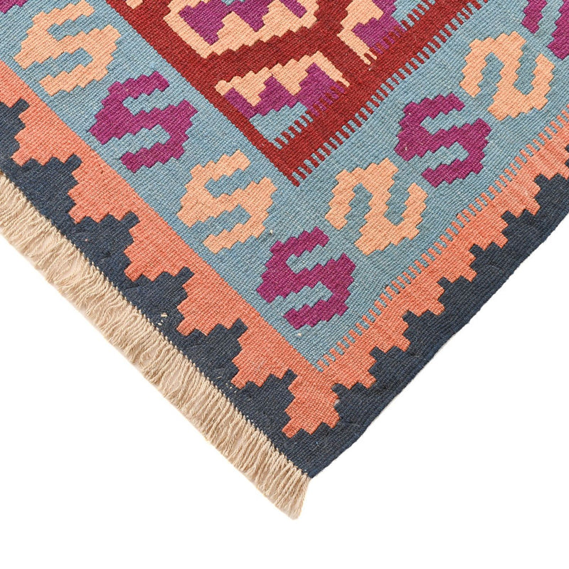 Kelim Carpet - orientalisk matta - 244 x 166 cm - flerfärgad