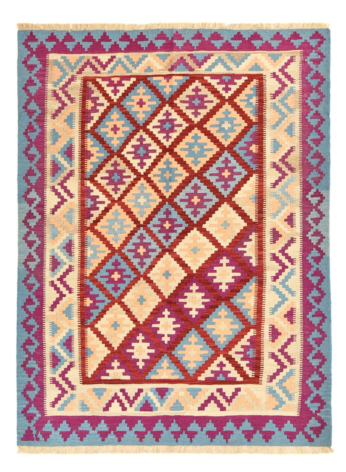 Kelim Carpet - orientalisk matta - 231 x 172 cm - flerfärgad