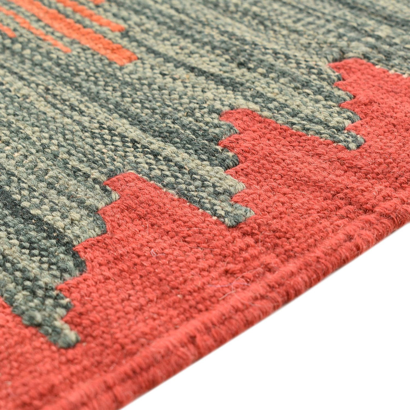 Modern kilim Mattan 141x101cm - Ullmatta