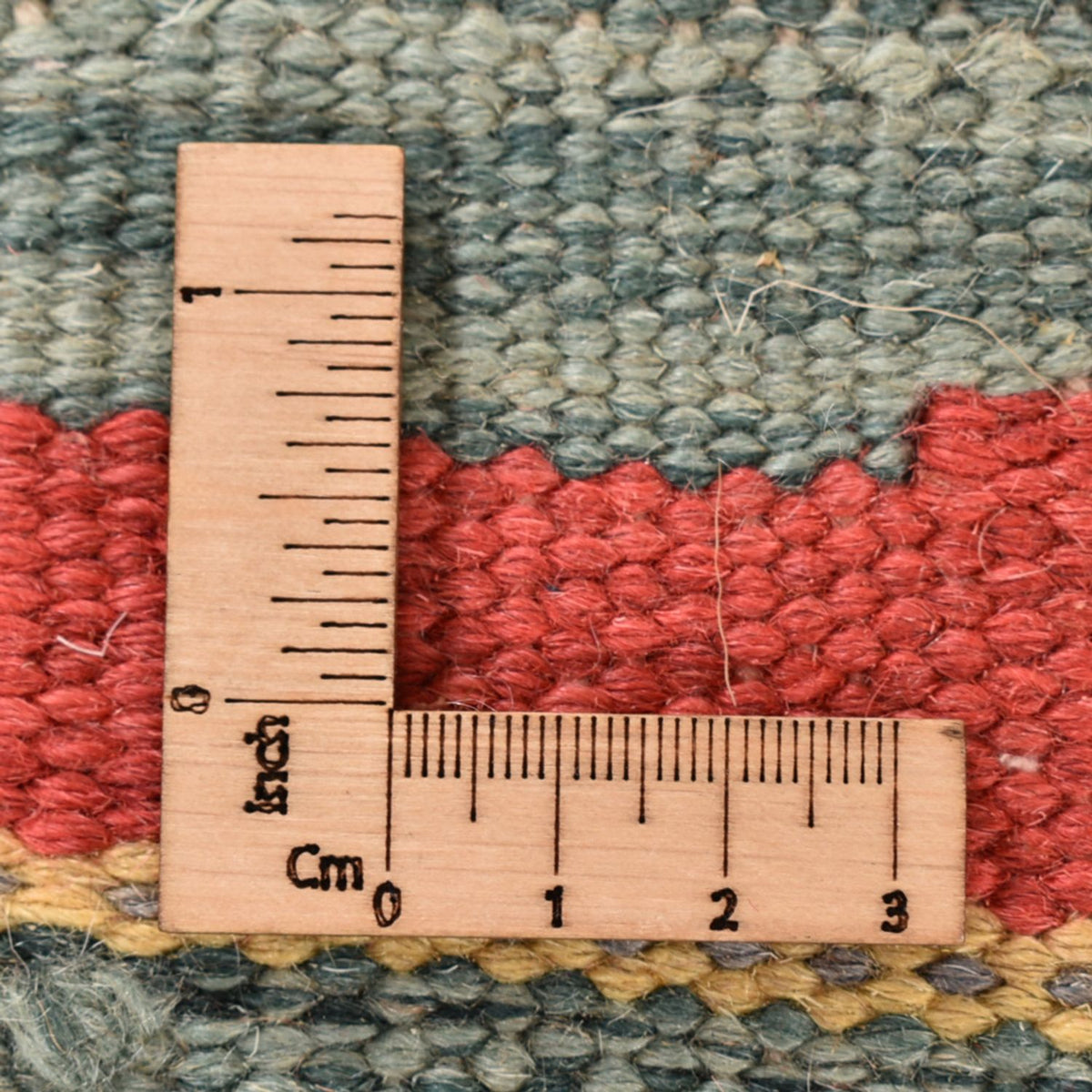 Kelim matta - trendig - 141 x 101 cm - flerfärgad