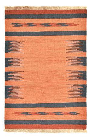 Kelim matta - trendig - 137 x 98 cm - flerfärgad