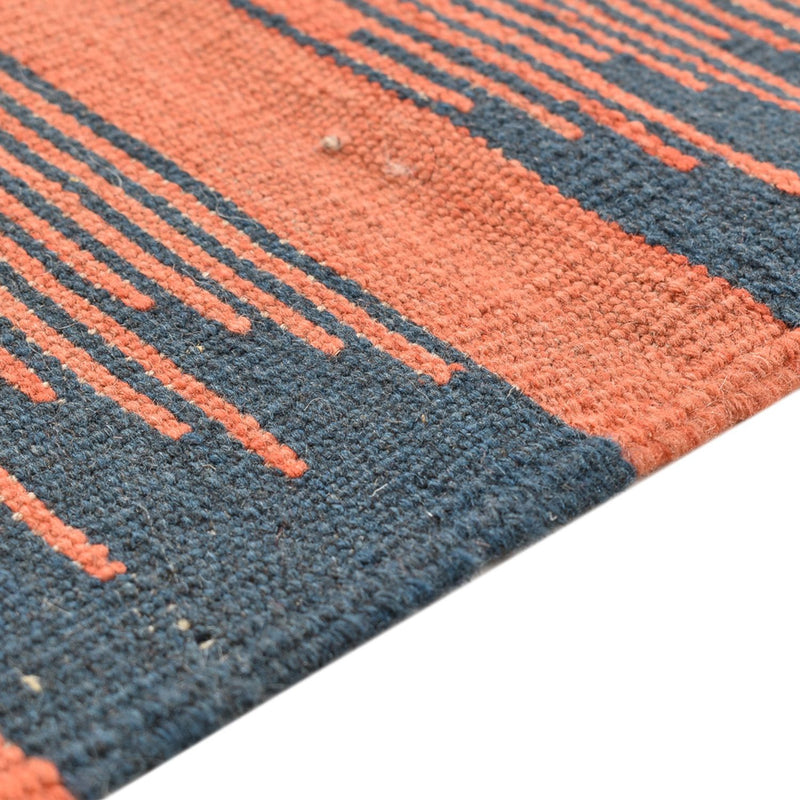 Kelim matta - trendig - 137 x 98 cm - flerfärgad