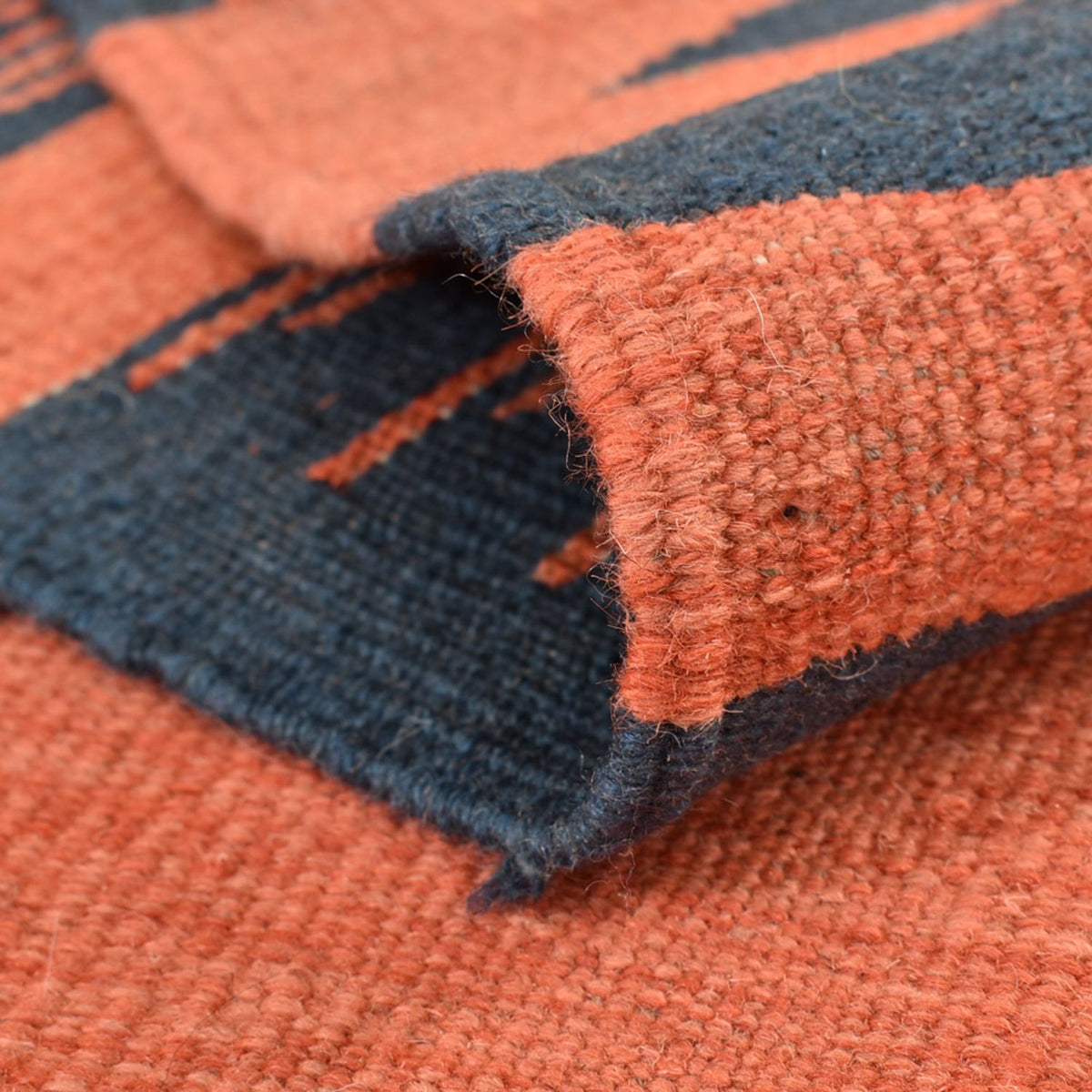 Kelim matta - trendig - 137 x 98 cm - flerfärgad