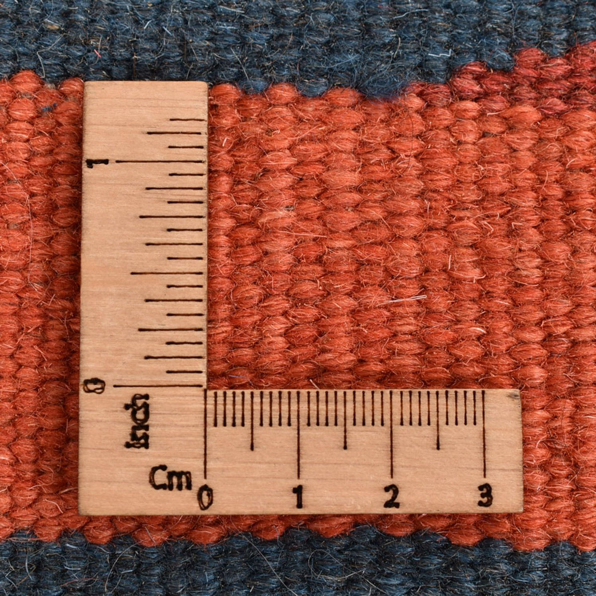 Kelim matta - trendig - 89 x 73 cm - flerfärgad