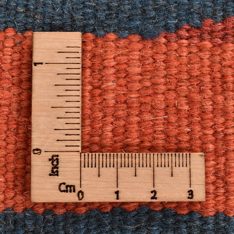 Kelim matta - trendig - 89 x 73 cm - flerfärgad