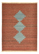 Modern kilim Mattan 158x116cm - Ullmatta