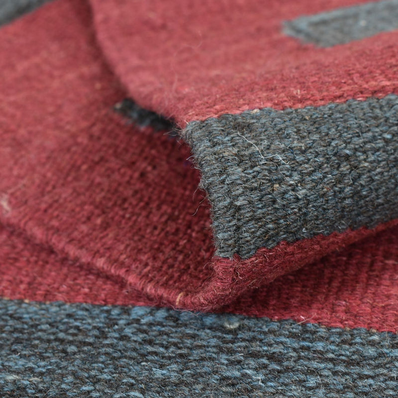 Kelim matta - trendig - 148 x 104 cm - flerfärgad