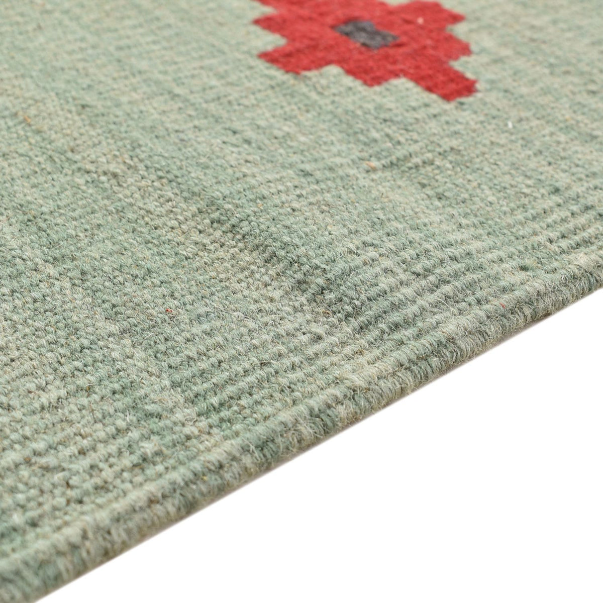 Kelim matta - trendig - 119 x 80 cm - flerfärgad