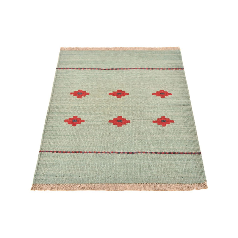 Kelim matta - trendig - 119 x 80 cm - flerfärgad