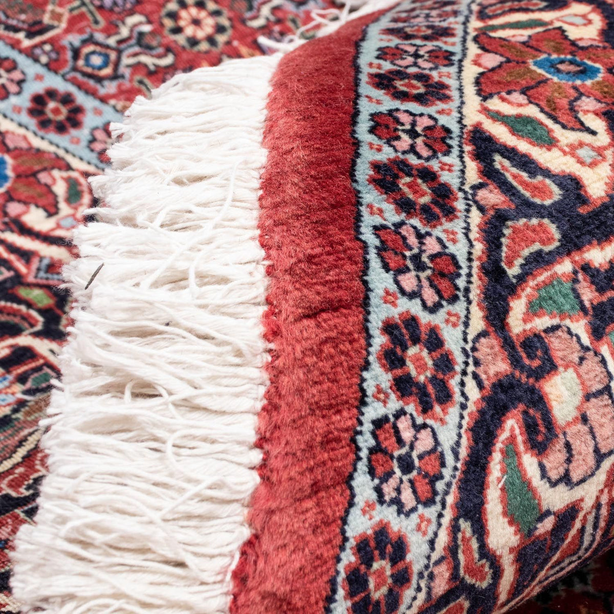 Persisk matta - Bijar runt  - 305 x 305 cm - ljusröd