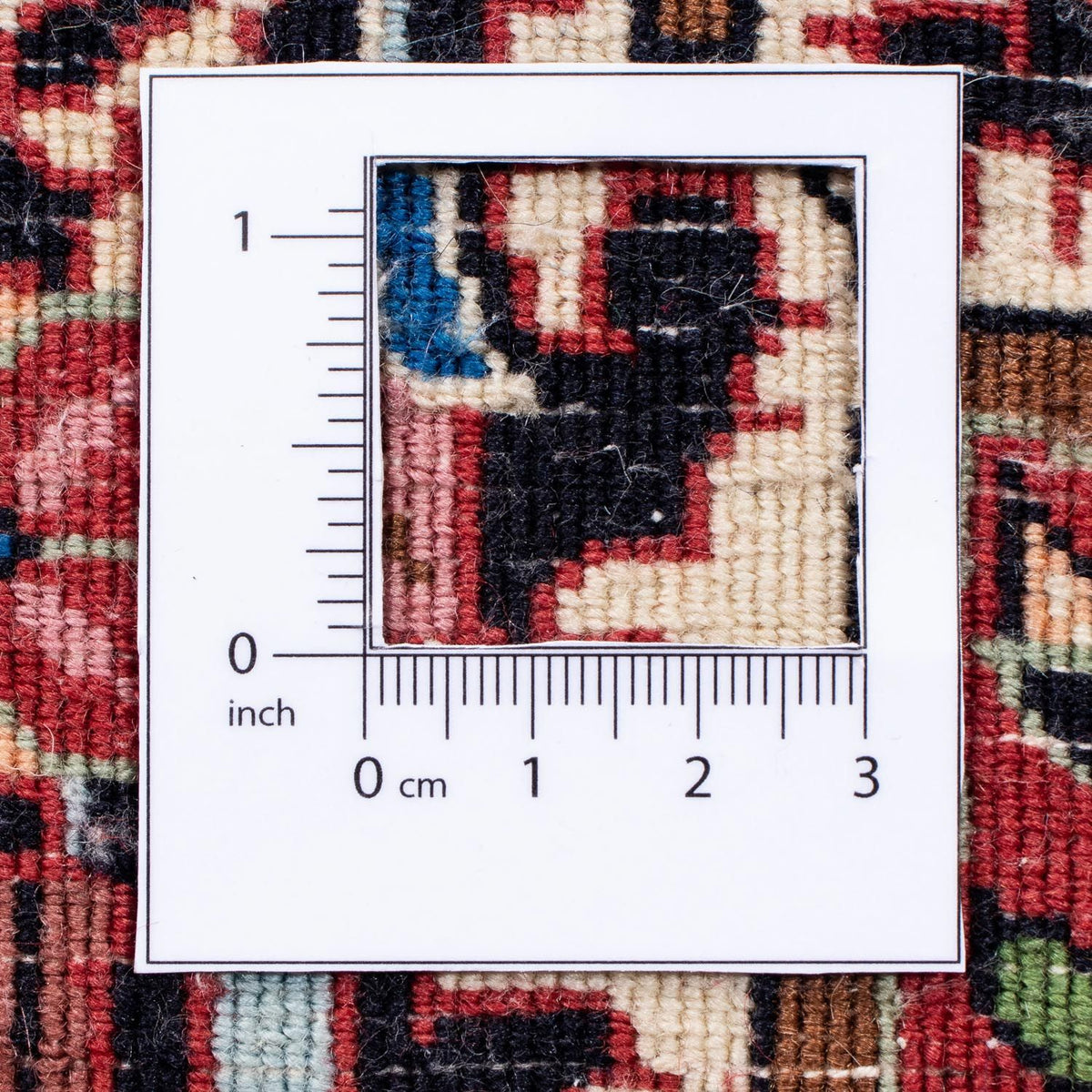 Persisk matta - Bijar runt  - 305 x 305 cm - ljusröd