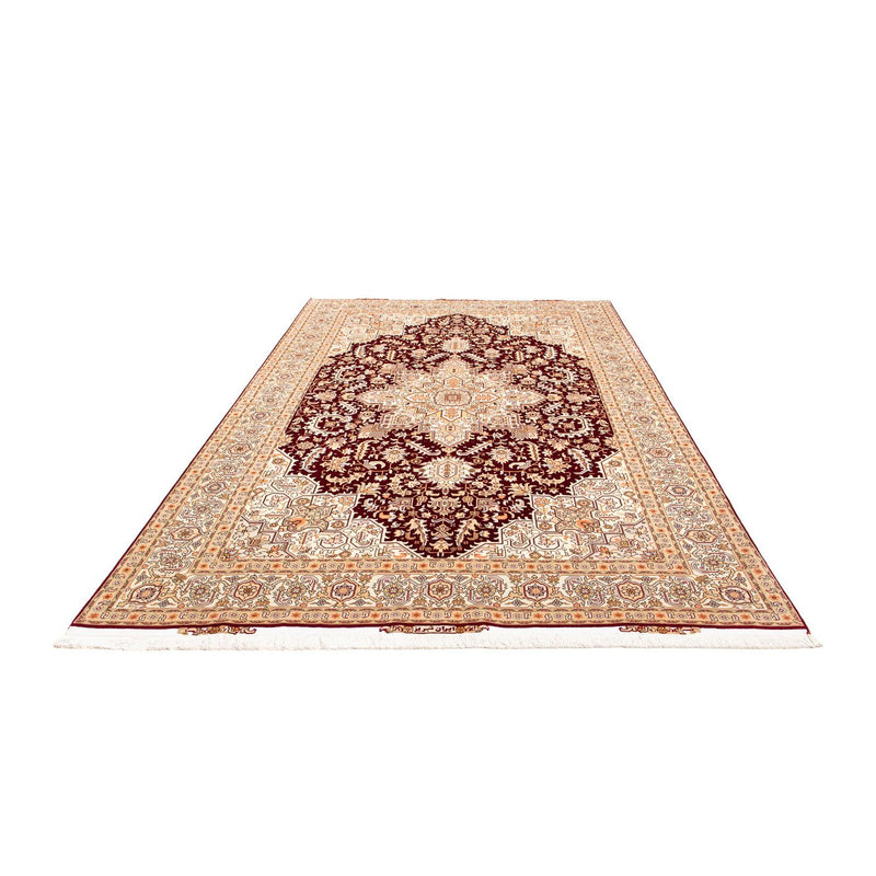 Persisk matta - Tabriz - Royal - 300 x 200 cm - mörkröd