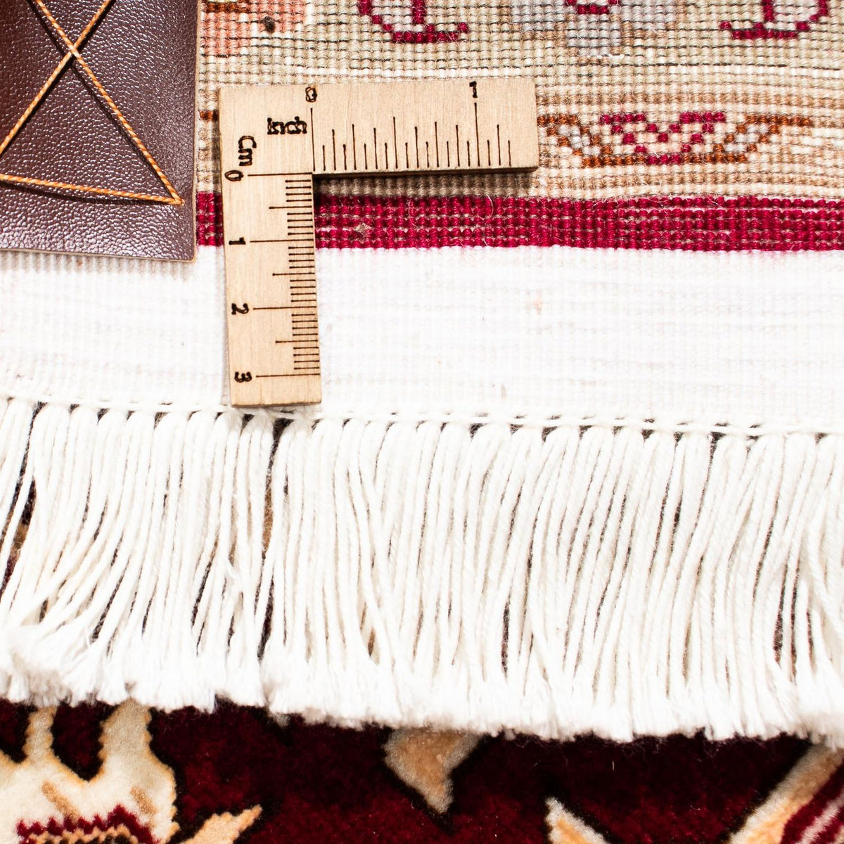 Persisk matta - Tabriz - Royal - 300 x 200 cm - mörkröd