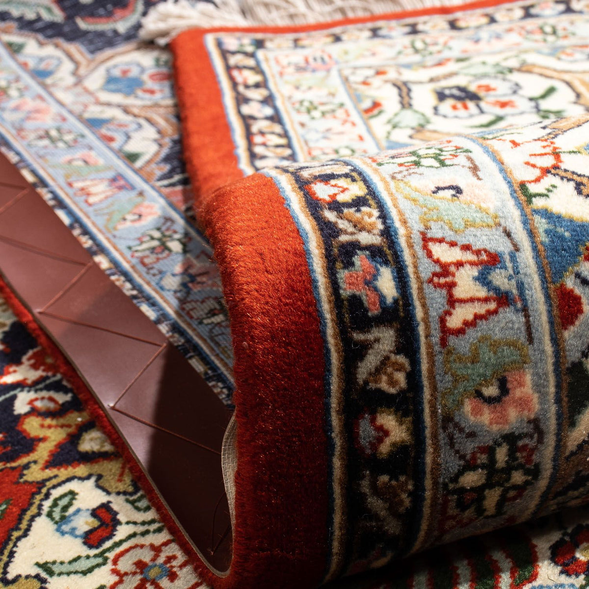 Persisk matta - Nomadic - 292 x 207 cm - mörkröd