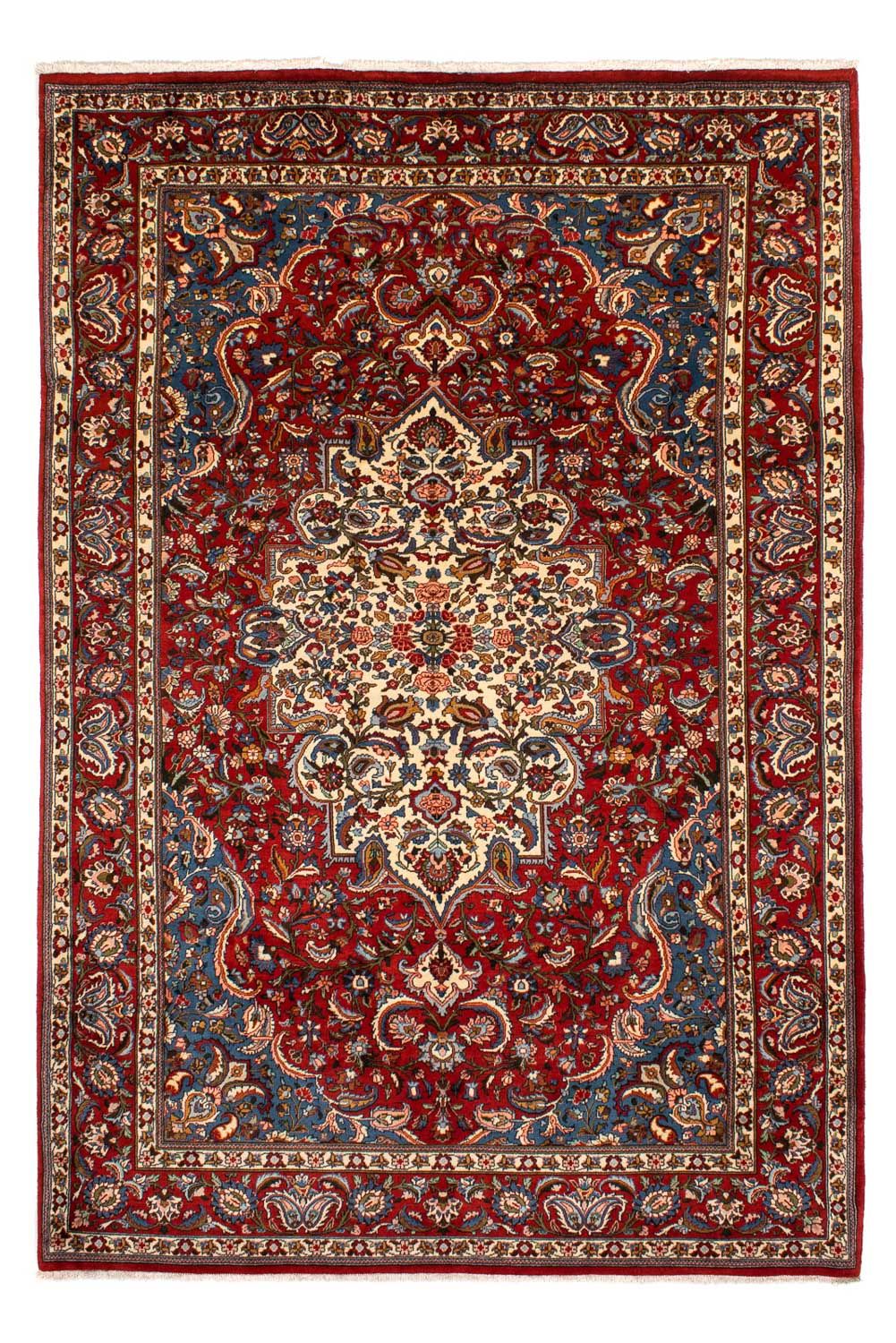 Persisk matta - Nomadic - 297 x 200 cm - mörkröd