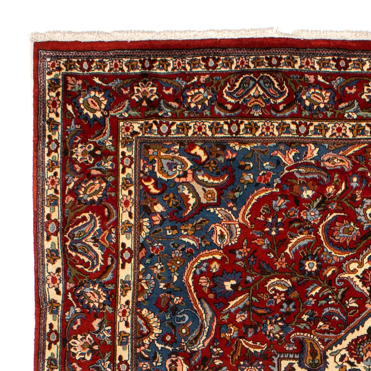 Persisk matta - Nomadic - 297 x 200 cm - mörkröd