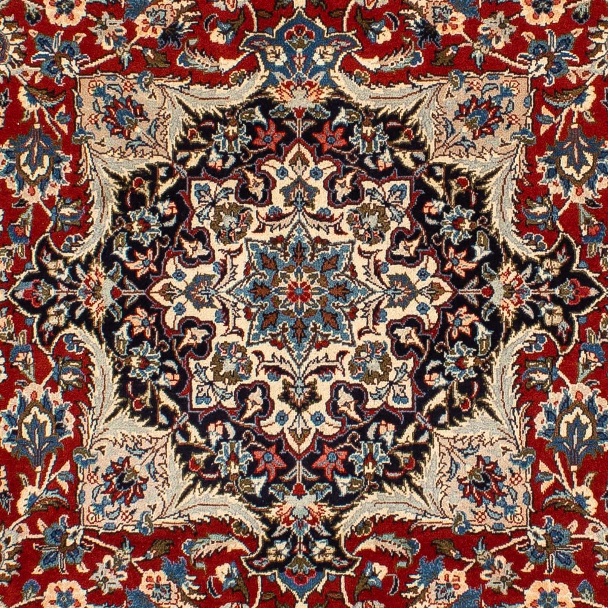 Persiska mattor - Keshan - 300 x 205 cm - mörkröd