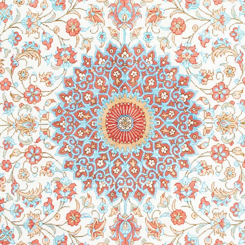 Persisk matta - Ghom oval  - 120 x 76 cm - beige