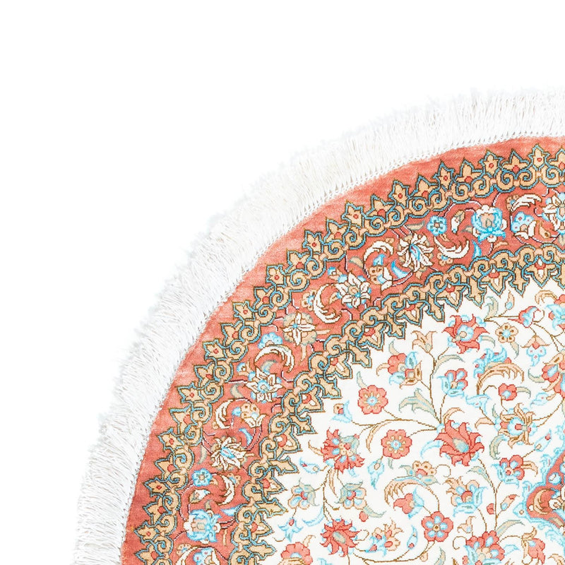 Persisk matta - Ghom oval  - 120 x 76 cm - beige